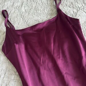 NWT Abercrombie & Fitch Dress. | Size XXS | Color Deep purple | Satin finish